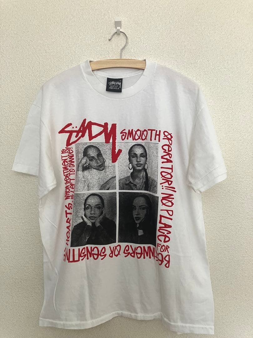 STUSSY × SADE Tシャツ 復刻 USA製 ホワイト L - メルカリ