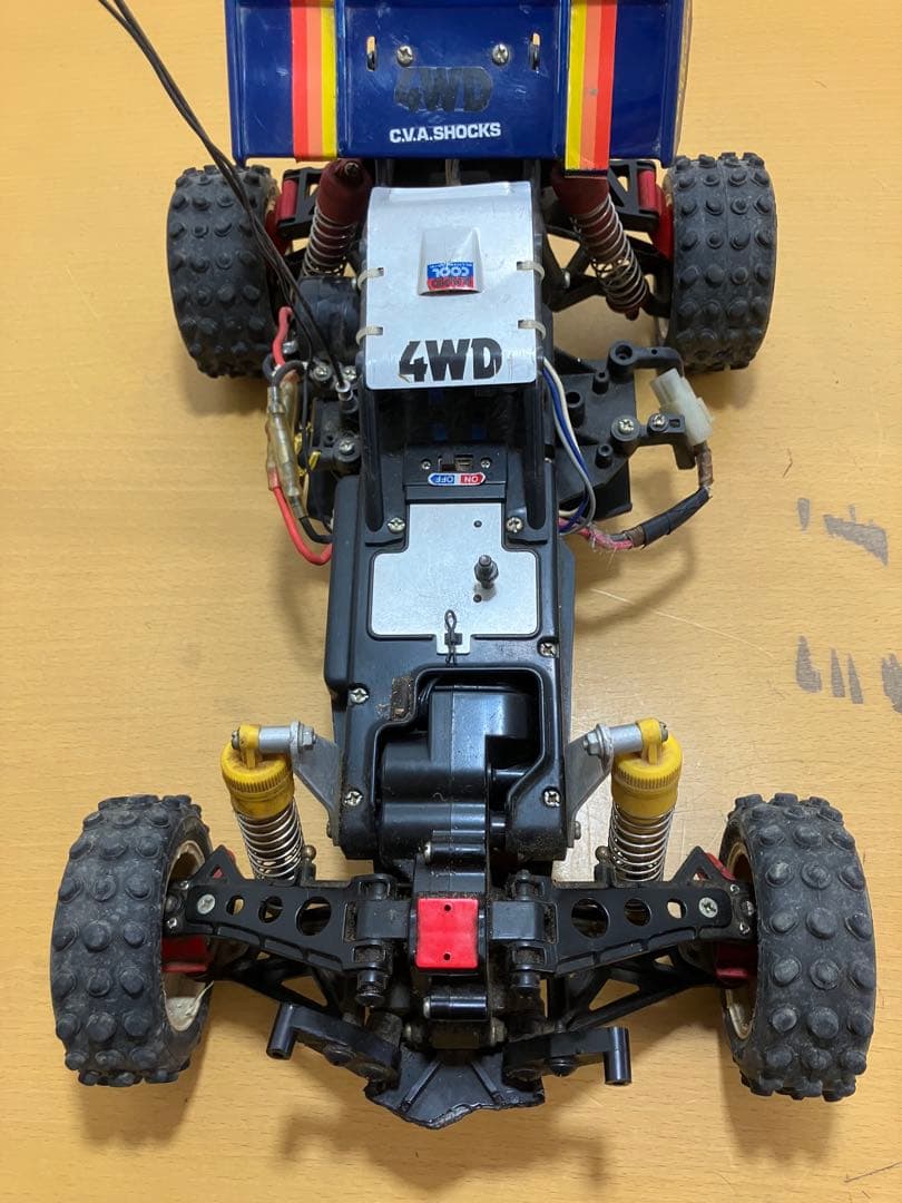 レーシングカー レトロ　ラジコン　ジャンク品　全長37㎝弱