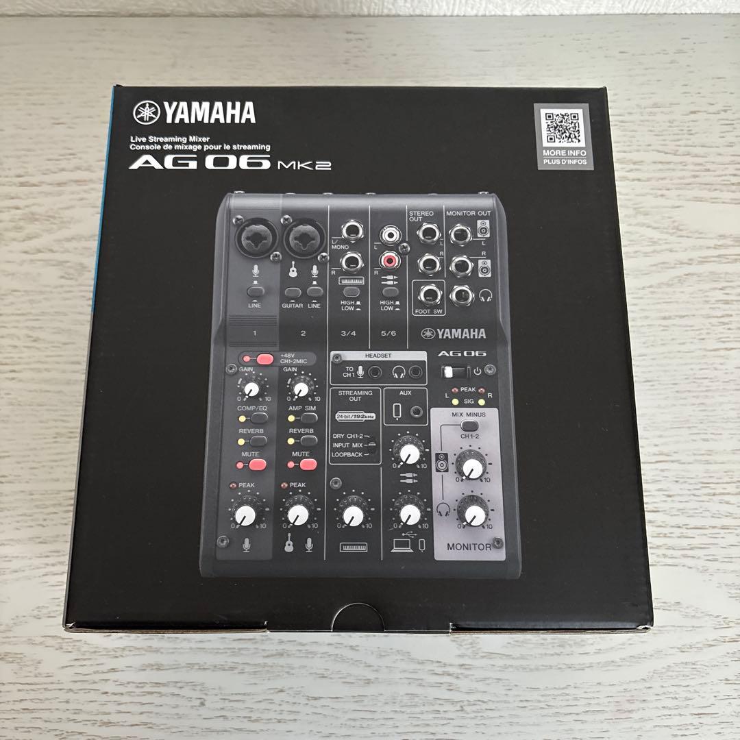 YAMAHA AG06MK2 ライブ配信ミキサー
