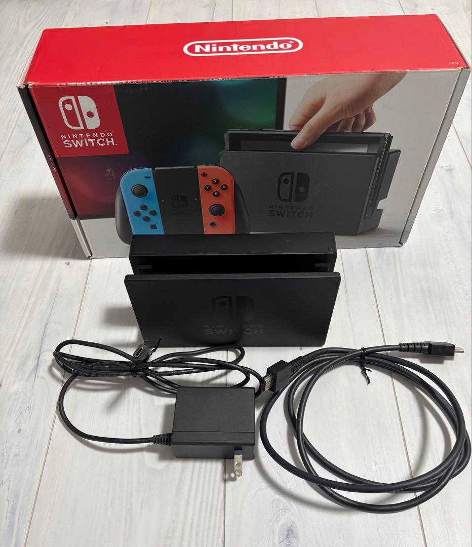 【ジャンク】Nintendo Switch ネオンブルー/ネオンレッド 本体