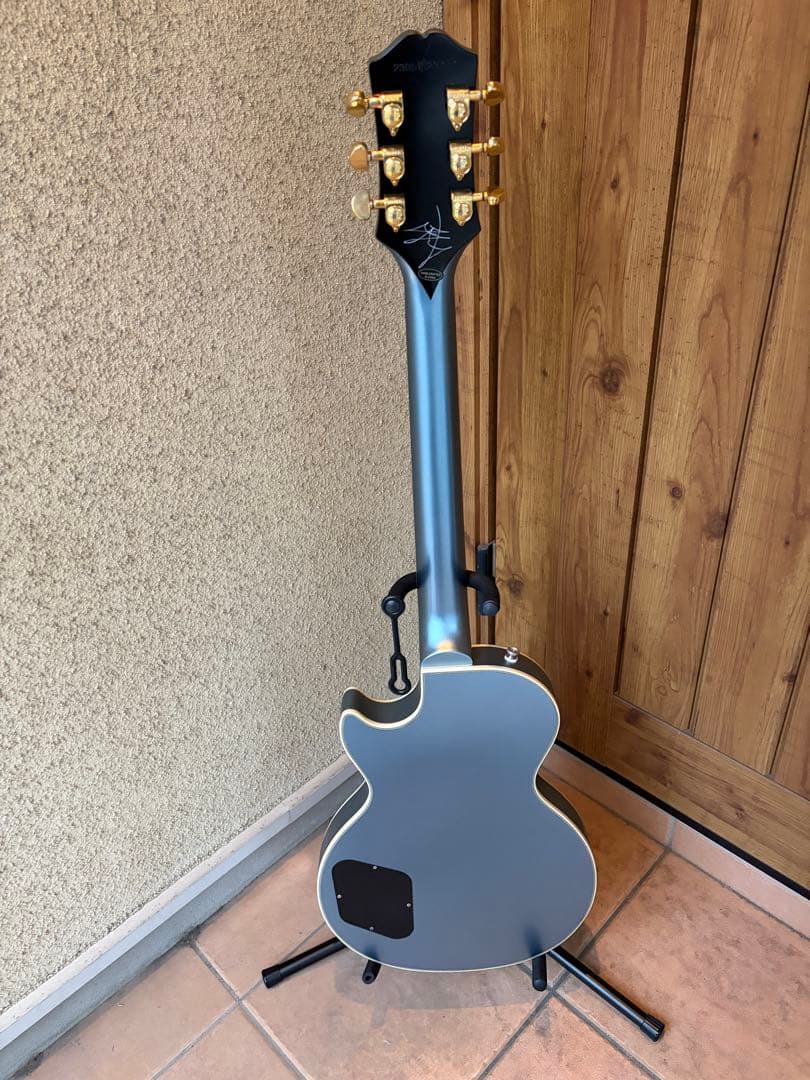 極太ネック】Epiphone LesPaulCustomペルハムブルーJJN改 - メルカリ