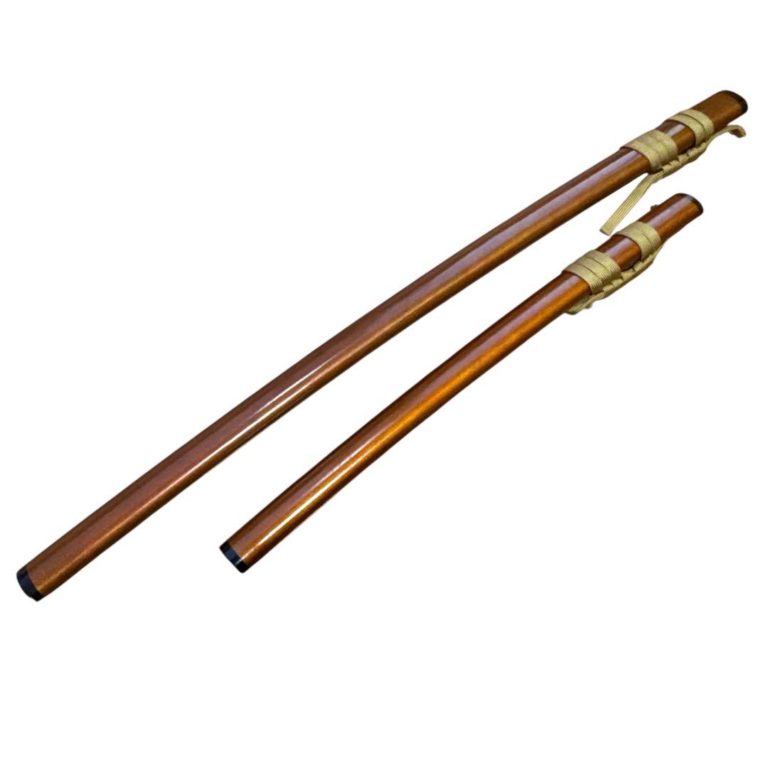 【美品】高級模造刀 ２本セット　打刀 日本刀 武具 観賞用　コスプレ　台座付き