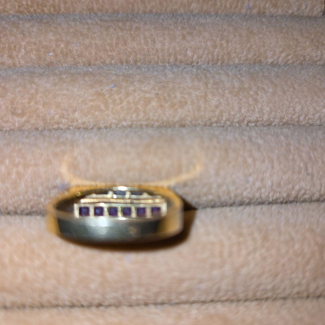 最終値段足立宝石店k18 ルビー ダイヤモンド リング