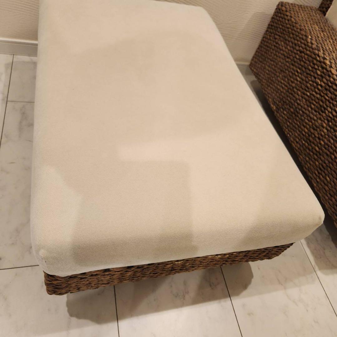 a.flatケイ・ローソファ 2.5人掛け &オットマン+テーブルセット