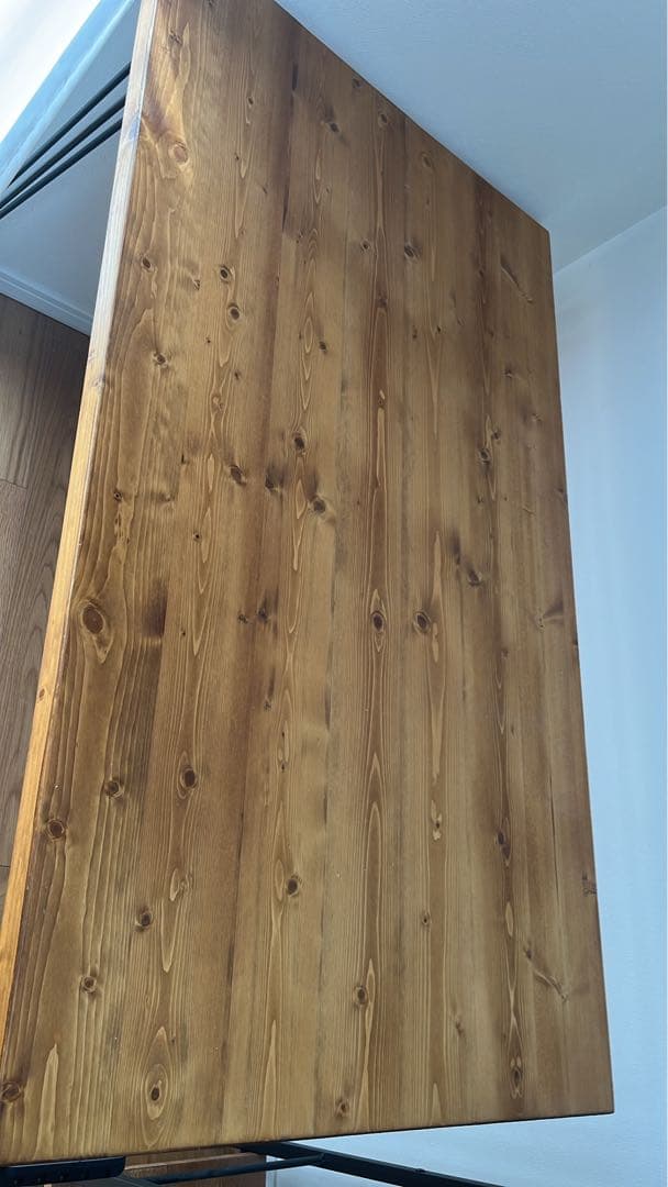 【あんみ】LOWYA無垢材ダイニングテーブル　幅120