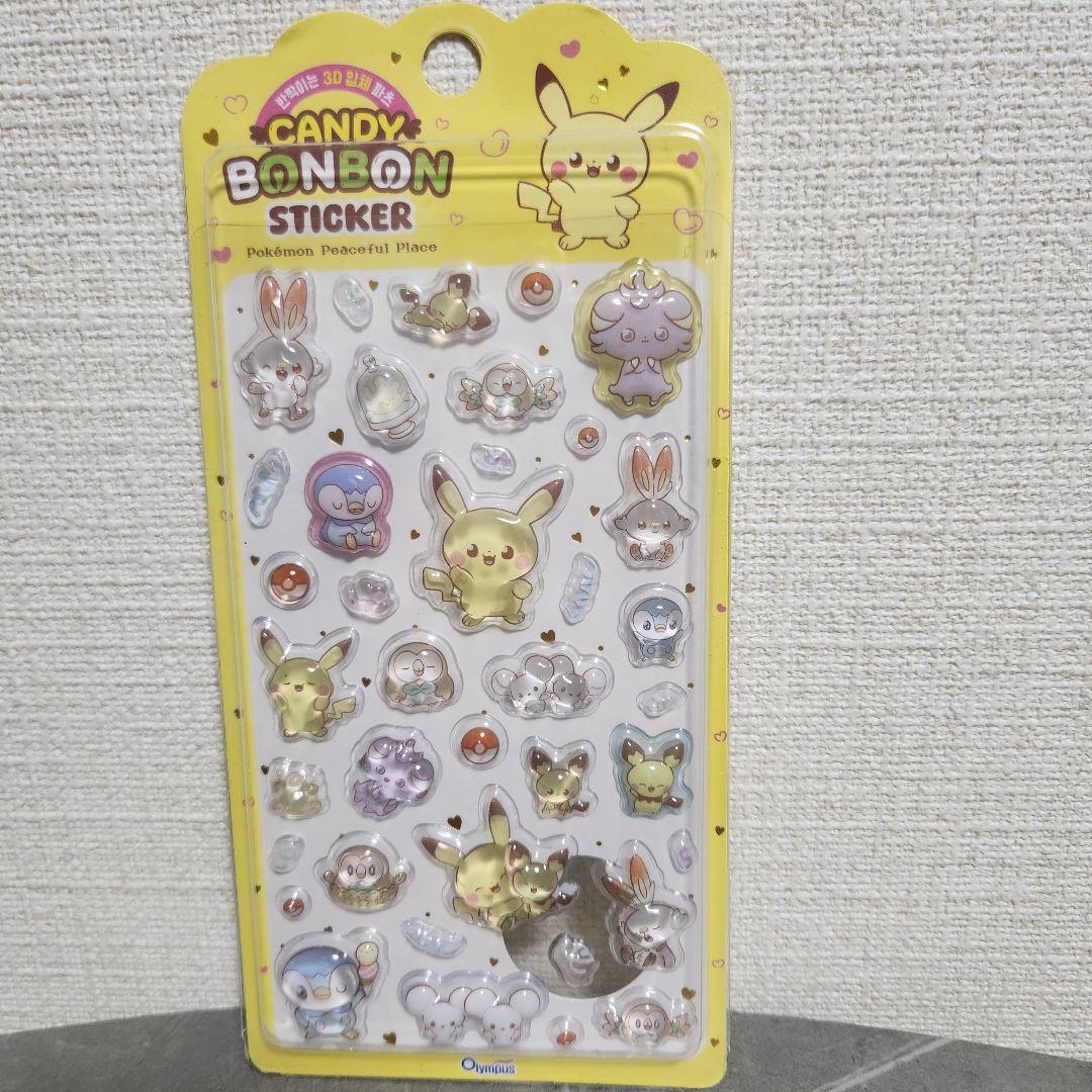 公式品 ポケモン ボンボンドロップシール 韓国限定 正規品 - メルカリ
