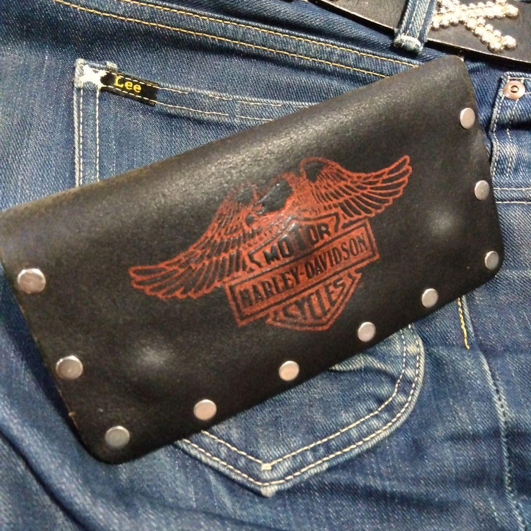 スタッズ ヴィンテージ ハーレーダビッドソン トラッカー ウォレット