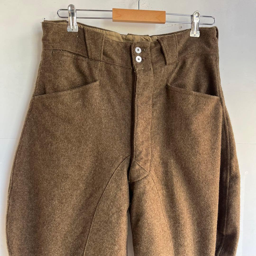 40s フランス軍 ジョッパーズパンツ ウールパンツ ユーロ ヴィンテージ