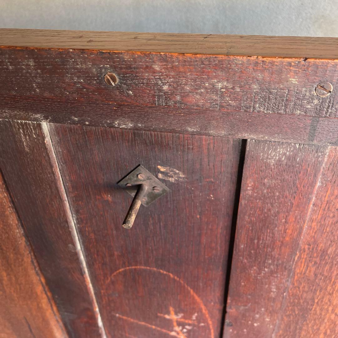 イギリス　オールドアンティーク家具 ドローリーフテーブル 拡張テーブル　オーク