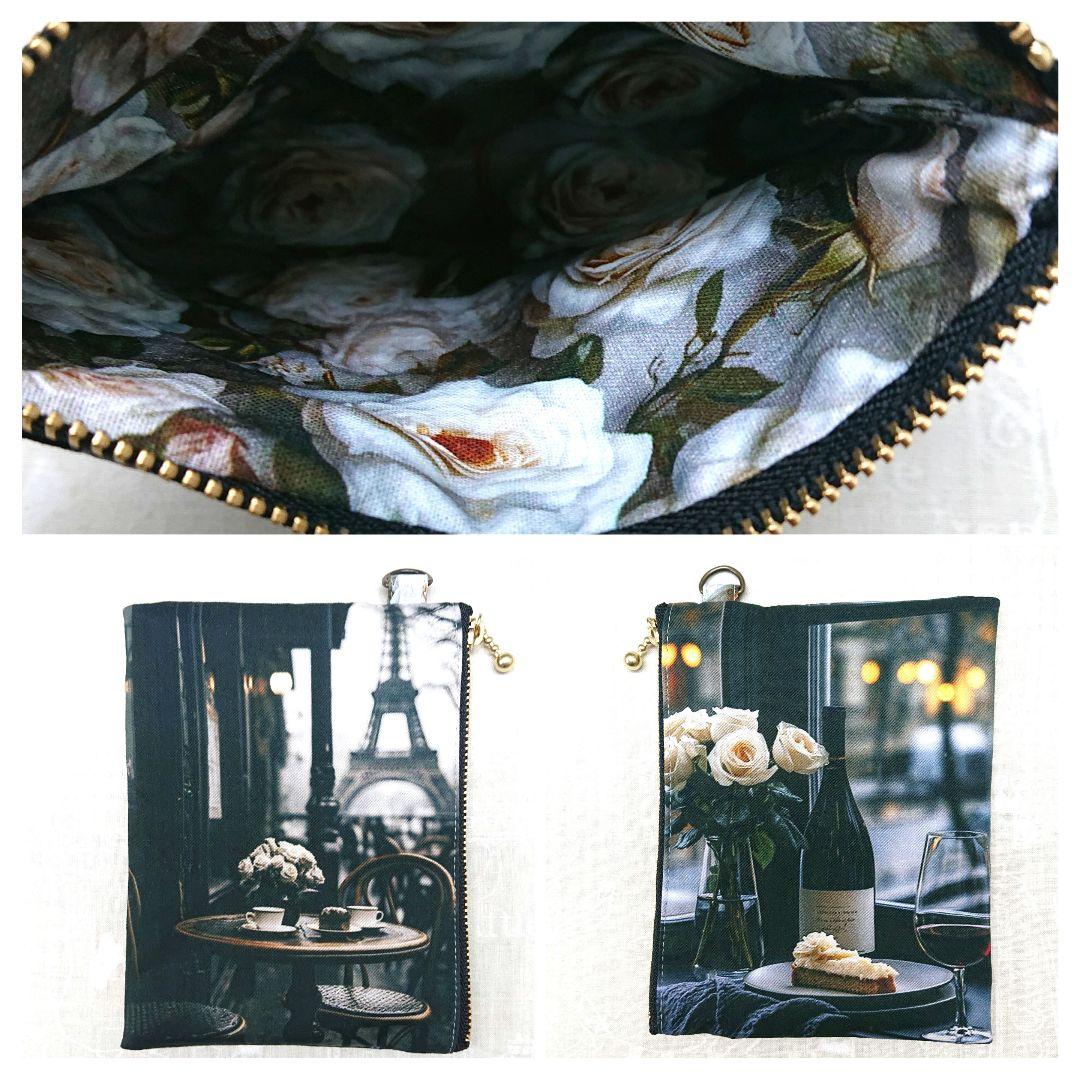 koko様⑪ブックカバー、マチありトート、スマホポーチ、ポーチ