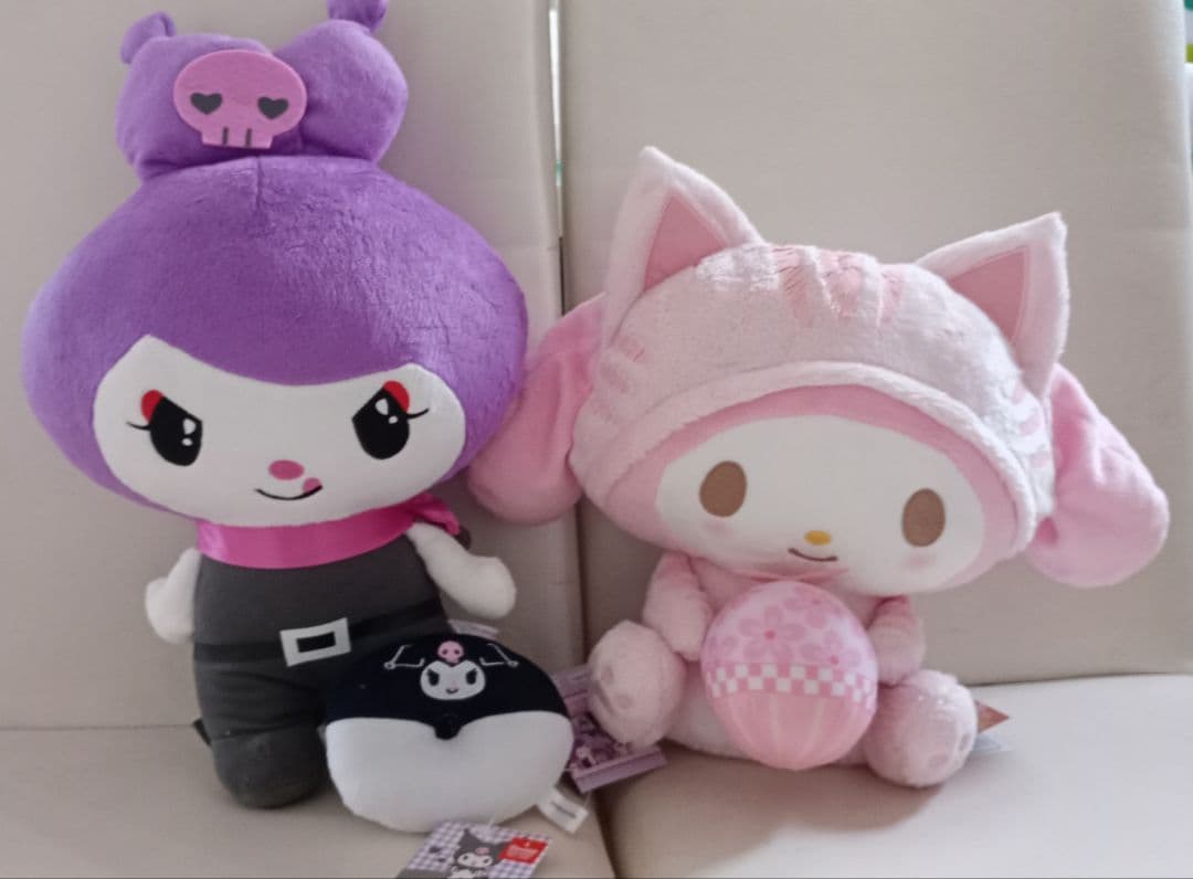 非売品レア♥クロミマイメロディロミナBIGぬいぐるみ♥月夜のドールBIG♥5点