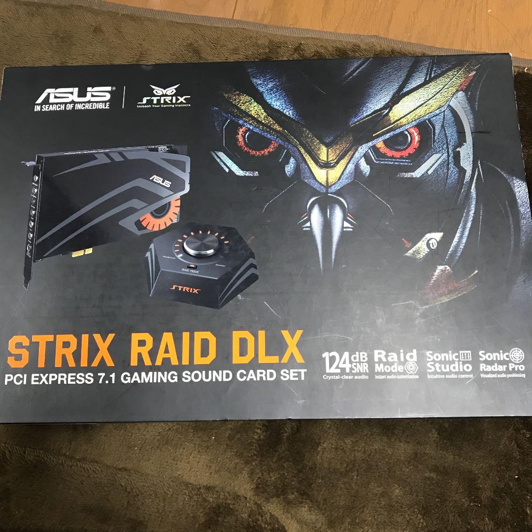 ASUS STRIX RAID DLX ゲーミングサウンドカード Amazon.co.jp: ASUSTek ハイレゾ対応 STRIXゲーミング サウンドカード