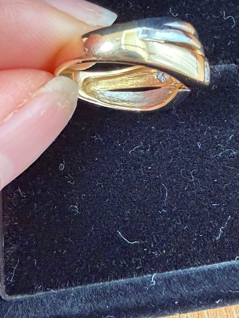 限定値下げ【訳あり】0.5ctダイヤモンドK18YG PT900コンビリング