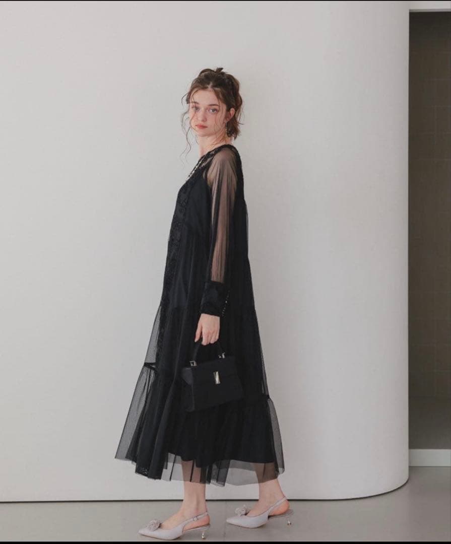 ★新品★ドリードール　モールレースサイドティアードドレス