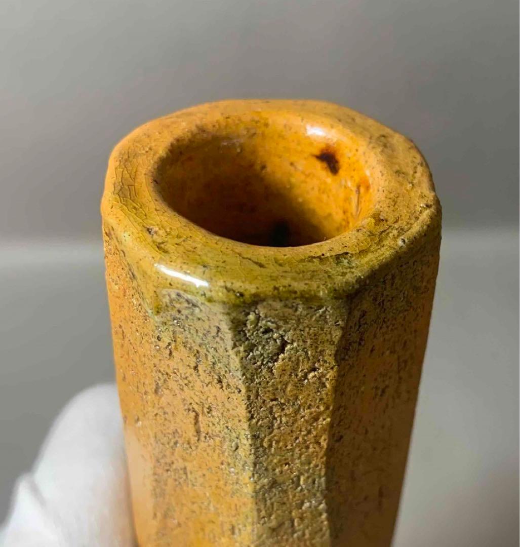 茶道具　細筒花入　9代　大樋長左衛門