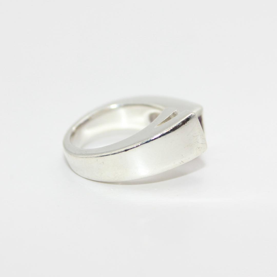 美品 GUCCI グッチ ツイスト アメジスト シルバー リング 指輪 9号