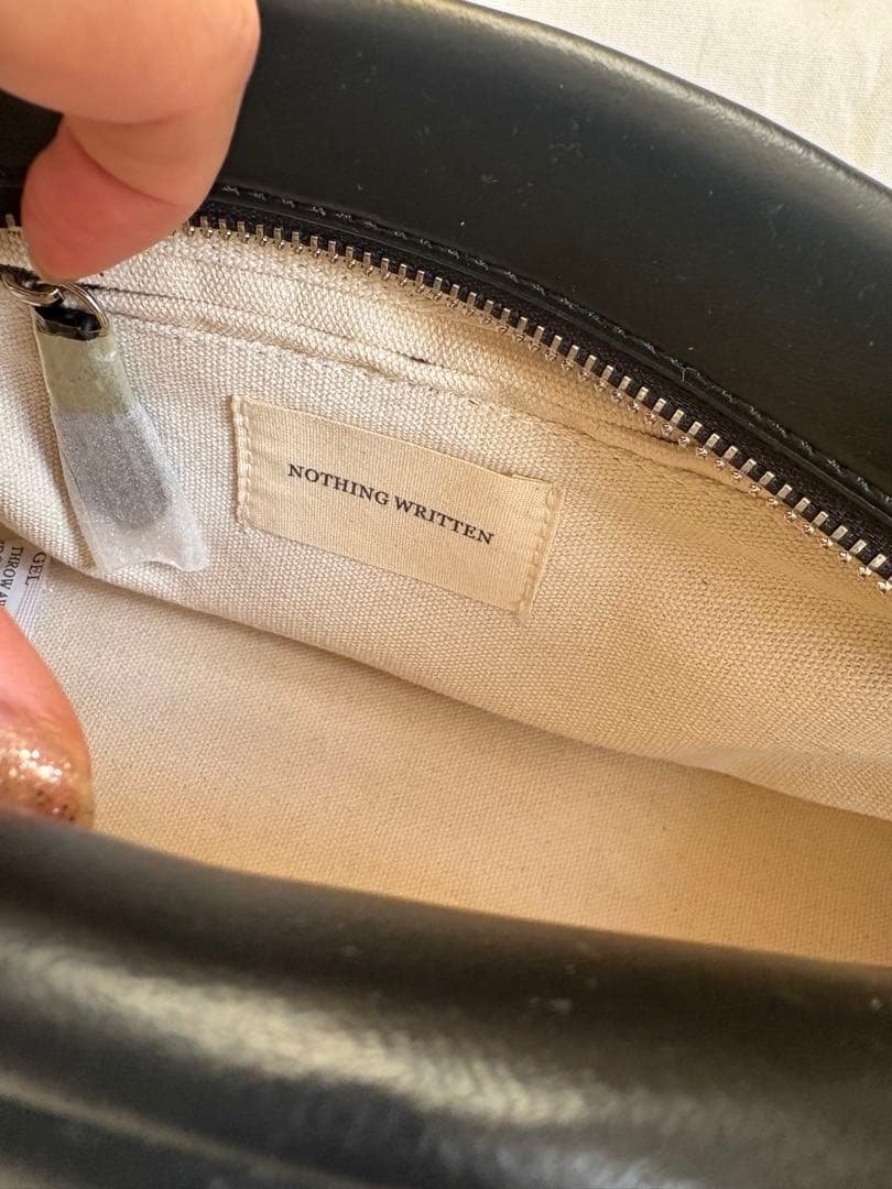 NOTHING WRITTEN ブラック　バッグ ナッシングリトゥン