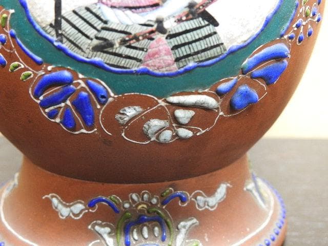 色絵万古花瓶 MA61