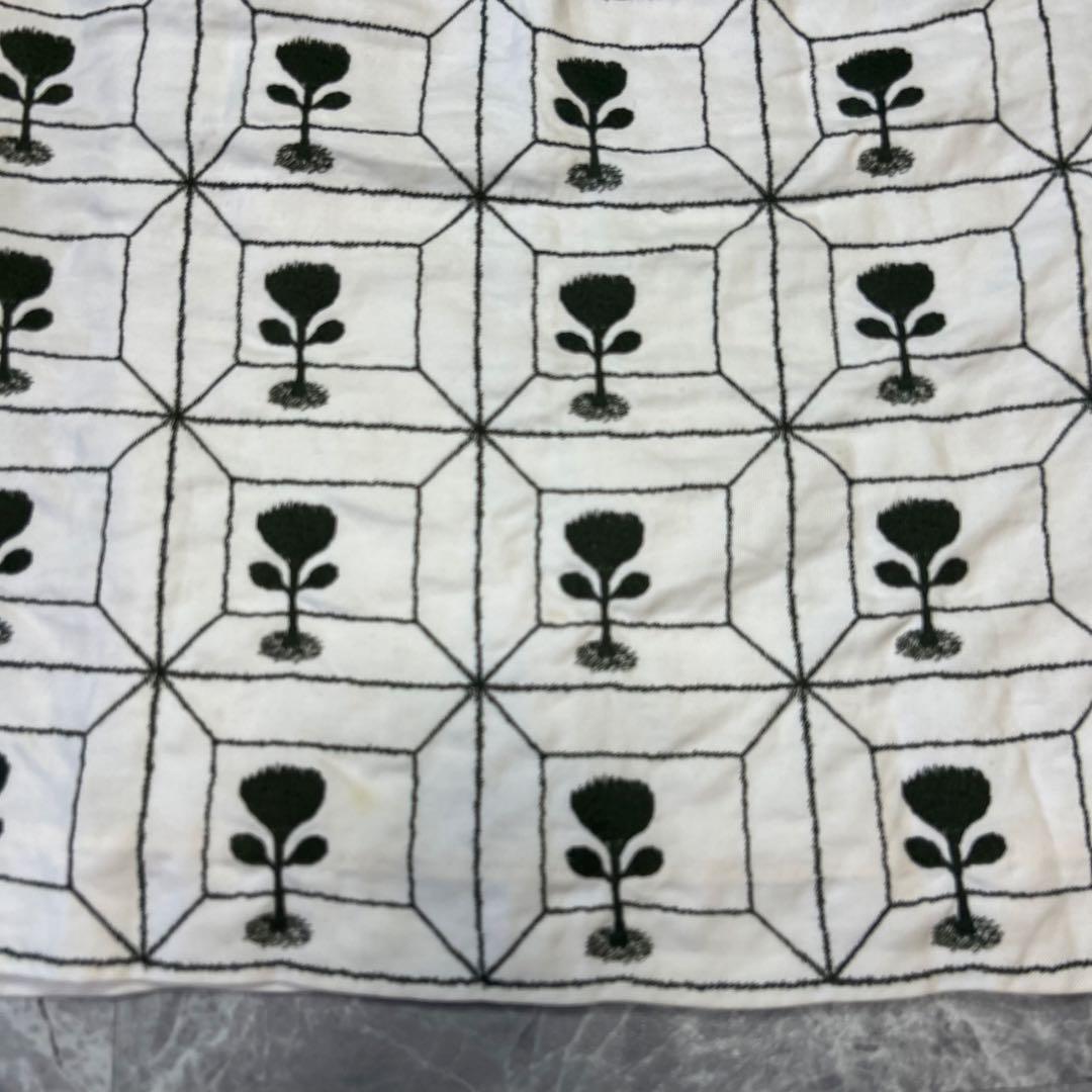 【美品】リネン100♡ミナペルホネン　Flower Box スカート　刺繍　総柄