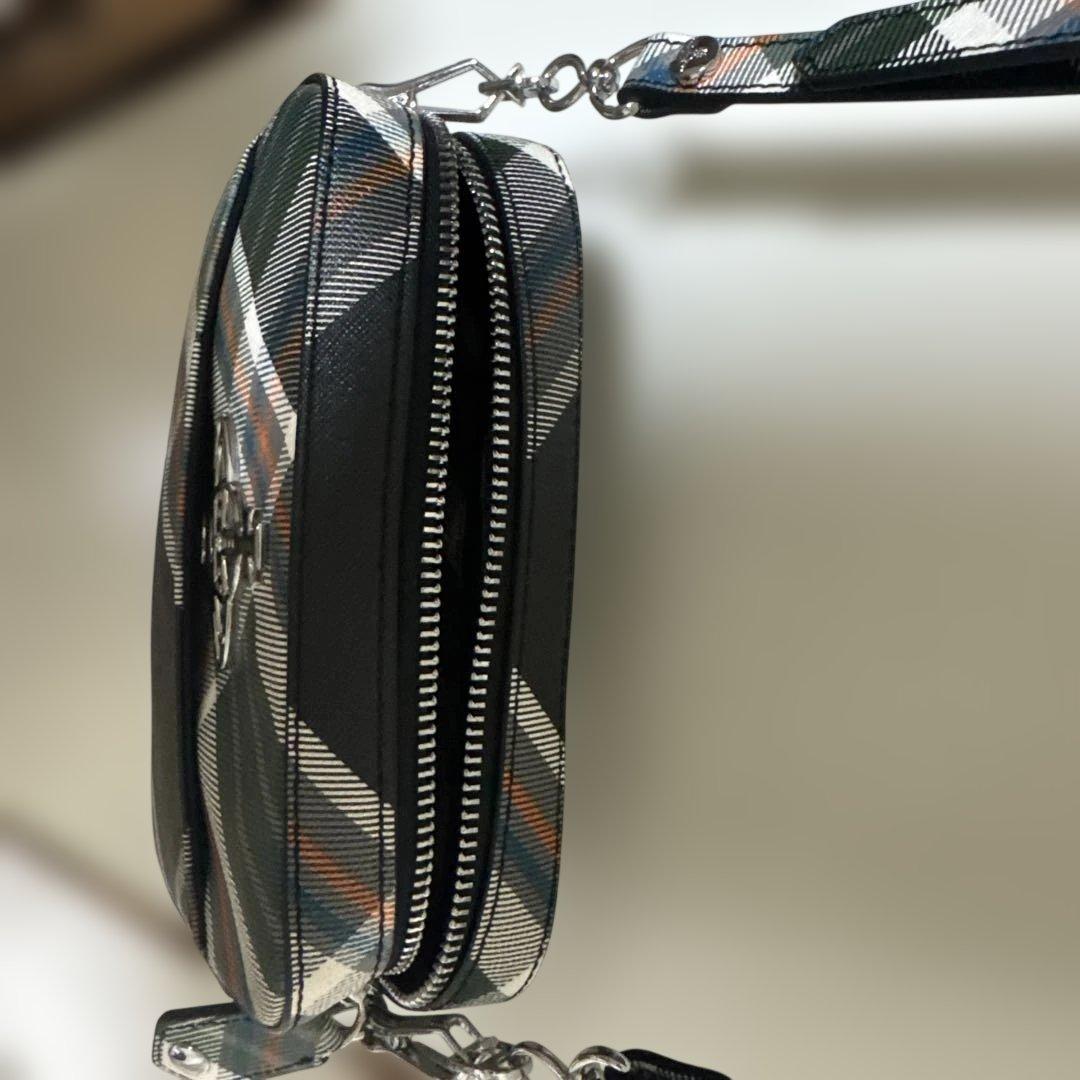 Vivienne Westwood チェック柄ショルダーバッグ