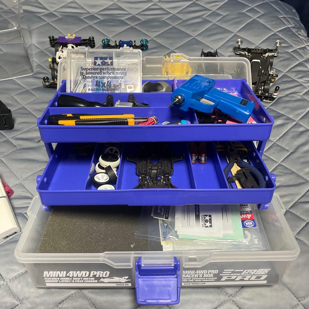 ミニ四駆セット ブラック/グレー/ホワイト