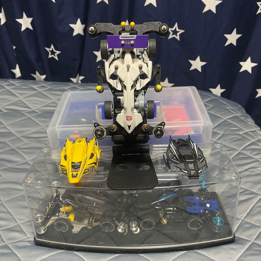 ミニ四駆セット ブラック/グレー/ホワイト