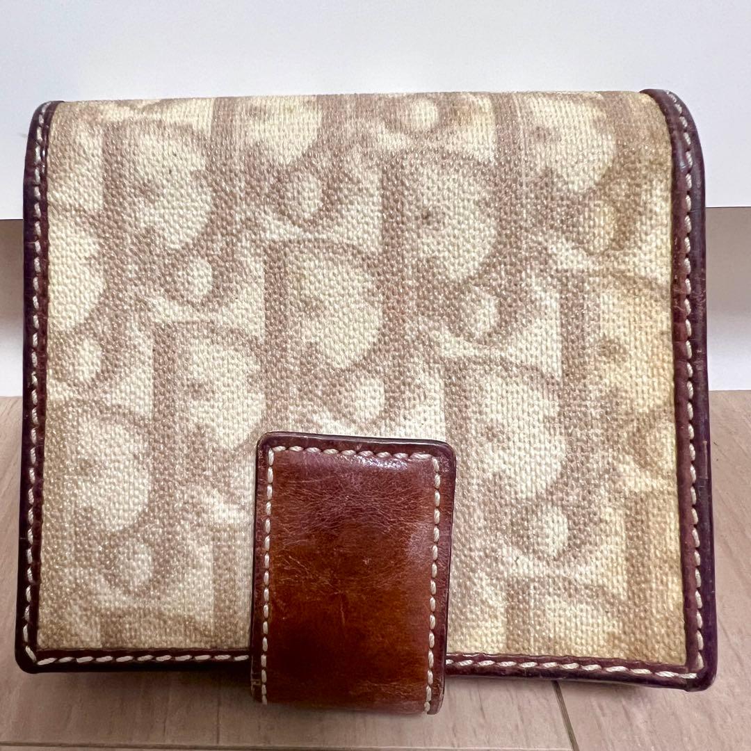 Dior ディオール 財布 二つ折り財布 トロッターハート ハートチャーム