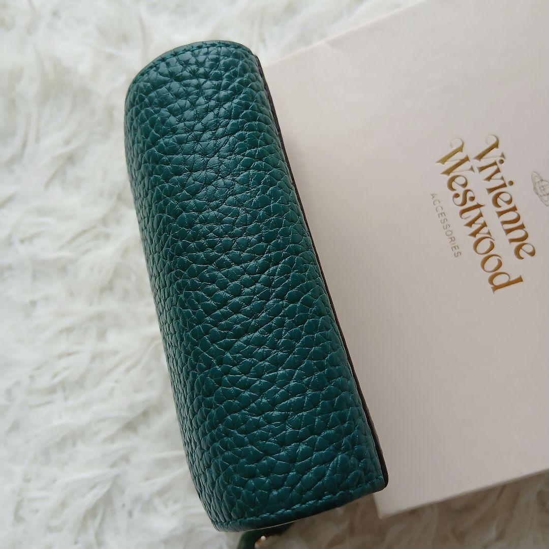 【Vivienne Westwood】希少カラー　ダブルフラップオーブロゴ折財布