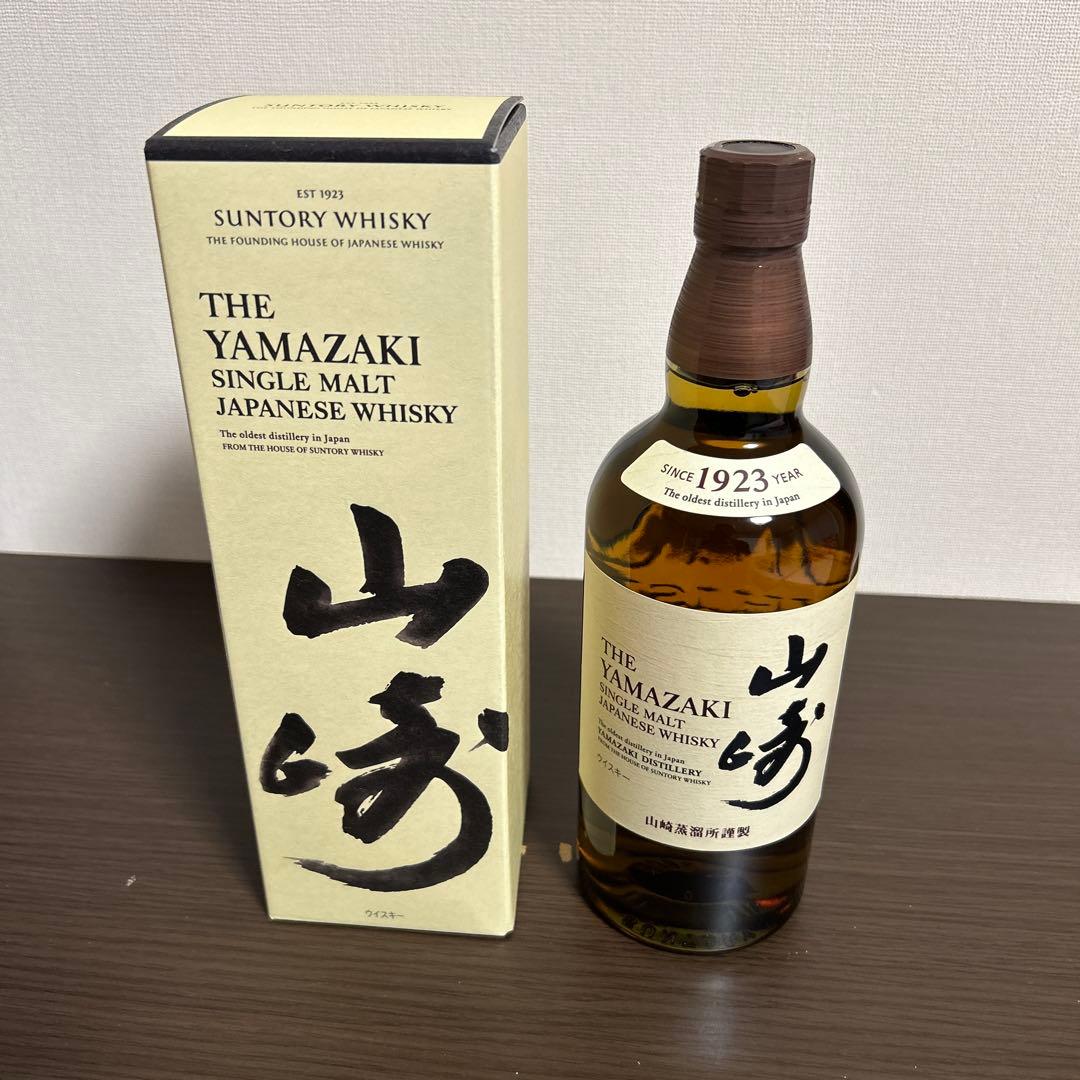 山崎 シングルモルトウイスキー 700ml 新品未開栓 化粧箱付き