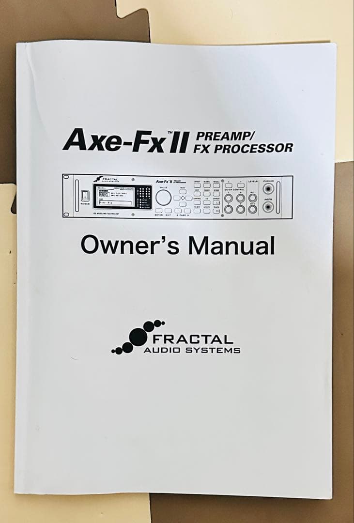 ギター Fractal Audio Systems Axe-Fx II MFC-101