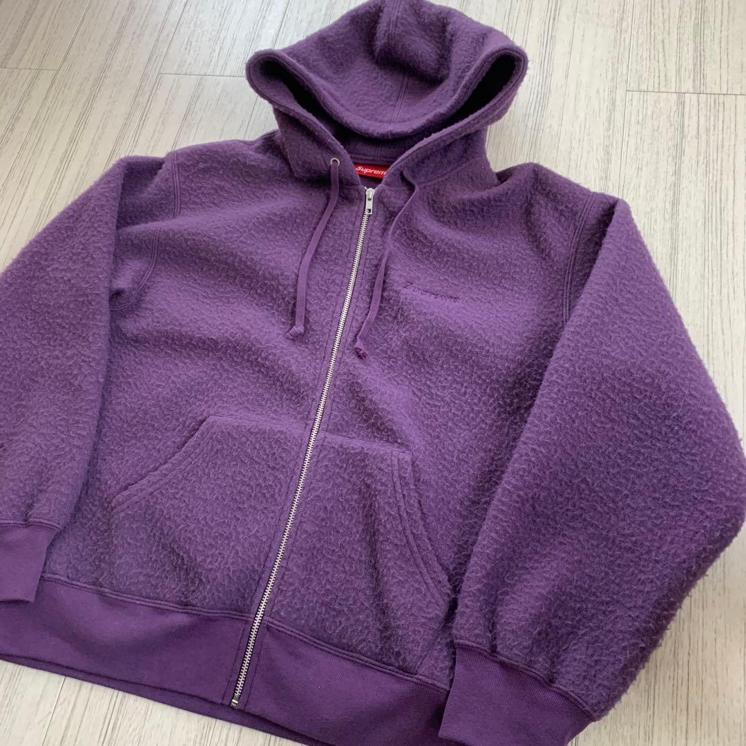 シュプリーム　Pilled Zip Up Hooded Sweatshirt