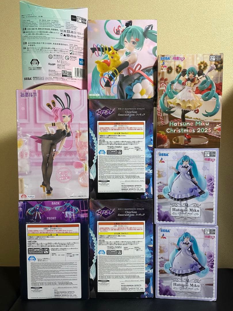 初音ミク フィギュア＋その他　9個　まとめ売り　美少女　アクぬい　巡音ルカ