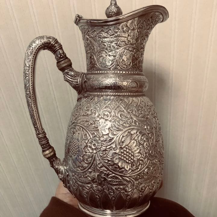 修縁堂】釈迦如来の宝珠です 銅メッキ 瑠璃を携帯する 法具古美術品