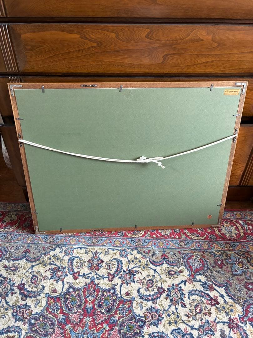 希望額へ　加山又造 裸婦 リトグラフ 直筆サイン 絵画 額装