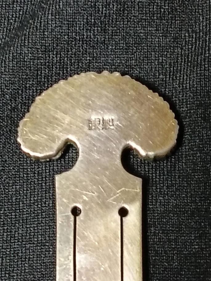 N*a様 銀製 ブックエンド(しおり)