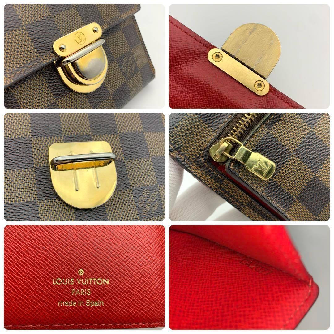 鑑定済み ルイヴィトン ポルトフォイユ コアラ ダミエ コンパクト 三