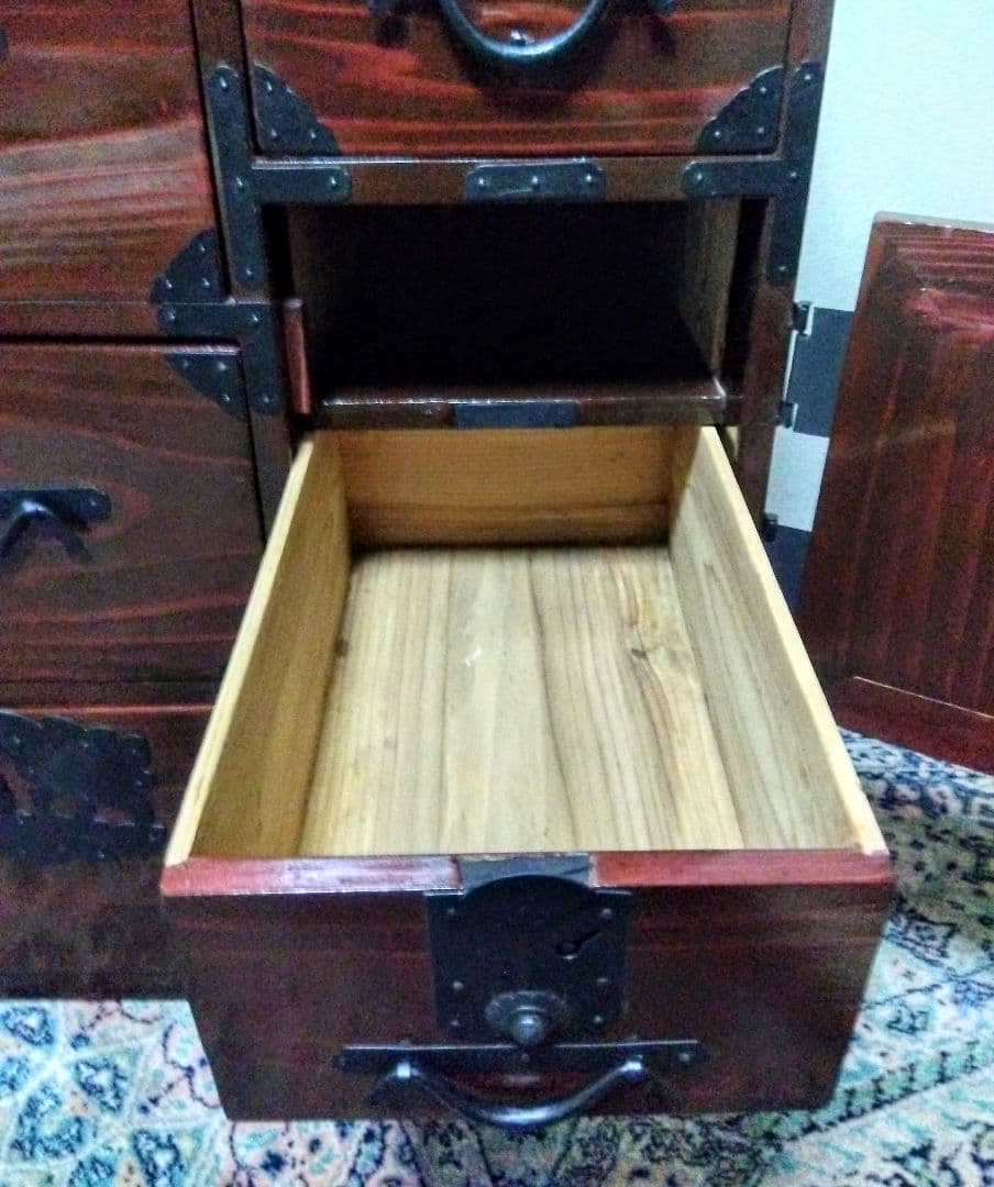 アンティーク】仙台箪笥 時代箪笥 ローチェスト 洋服タンス
