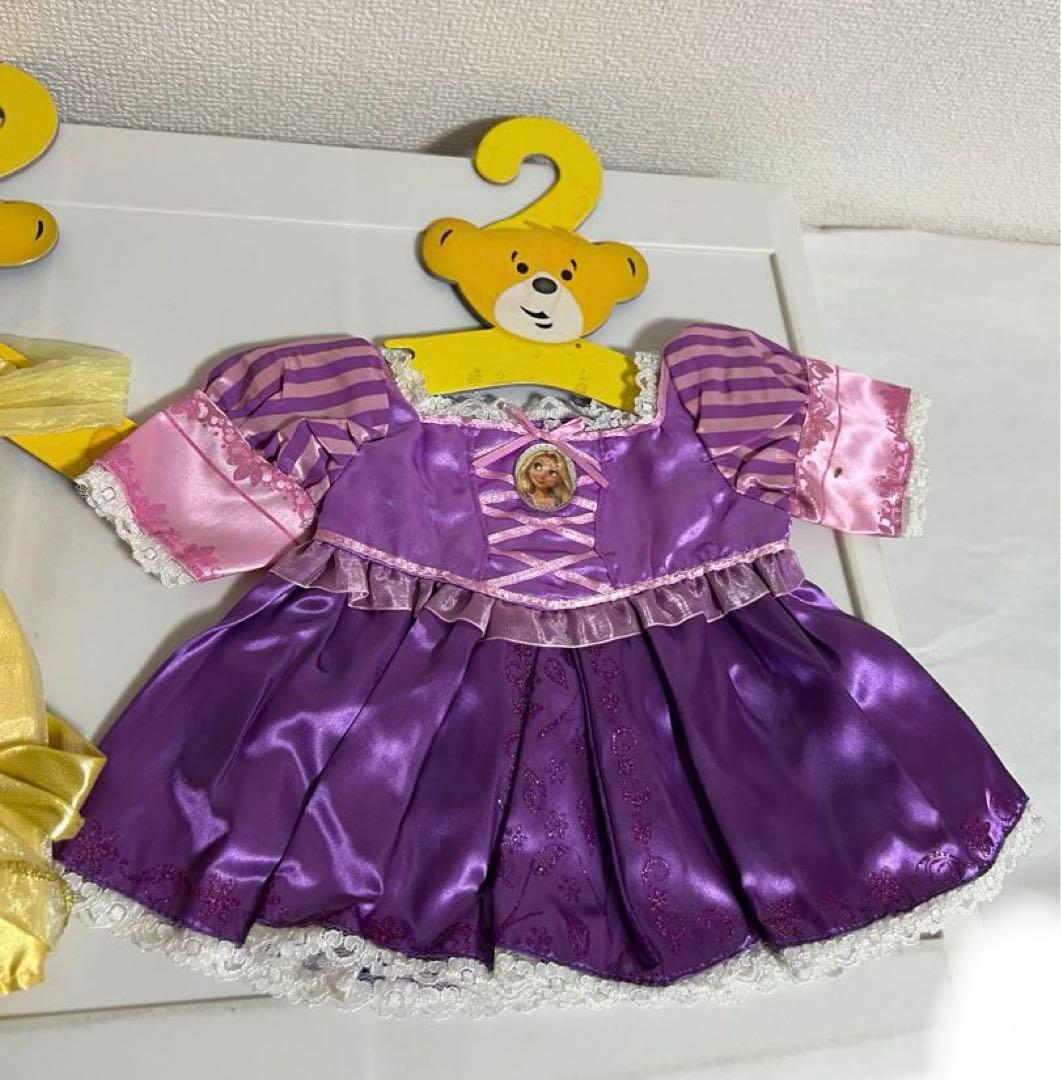 ラプンツェル、ベル、ジャスミンコスチューム　ビルドアベアシェリーメイ ダッフィー