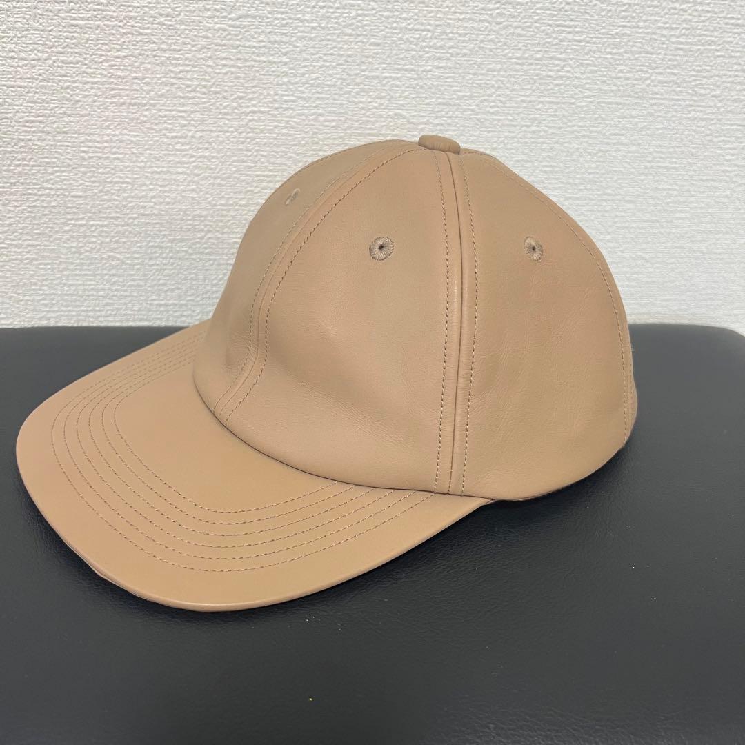 値下げ】エンダースキーマ Hender Scheme 6パネルキャップ レザー