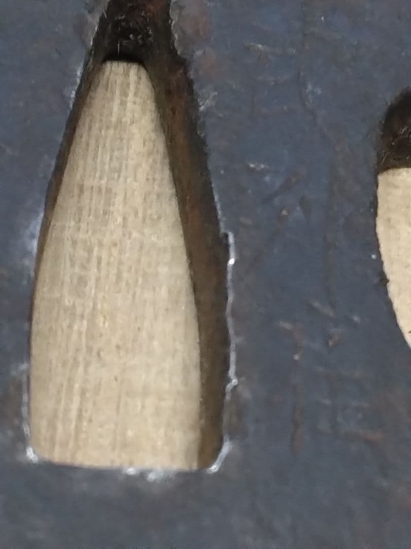 鉄製 板鍔　鍔　鐔　武具　武州住　刀剣