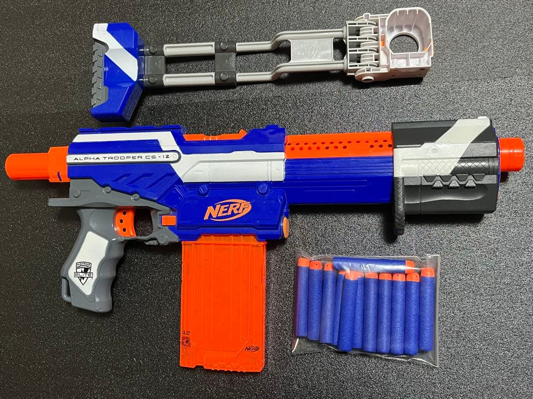 ナーフ エリート アルファトルーパー ＆ 折り畳み式ストック セット