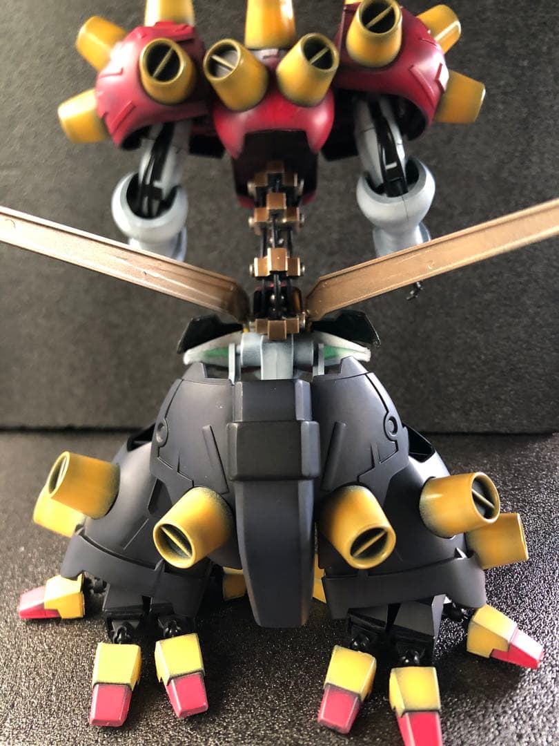 ガンプラ　バンダイ　デビルガンダム　旧キット　改造　全塗装　完成品【Gガンダム】