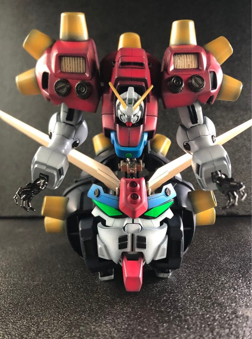 ガンプラ　バンダイ　デビルガンダム　旧キット　改造　全塗装　完成品【Gガンダム】