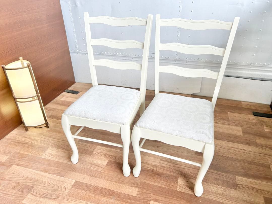 アンティーク 二人掛け 猫脚 アームチェア クラシック ストライプ