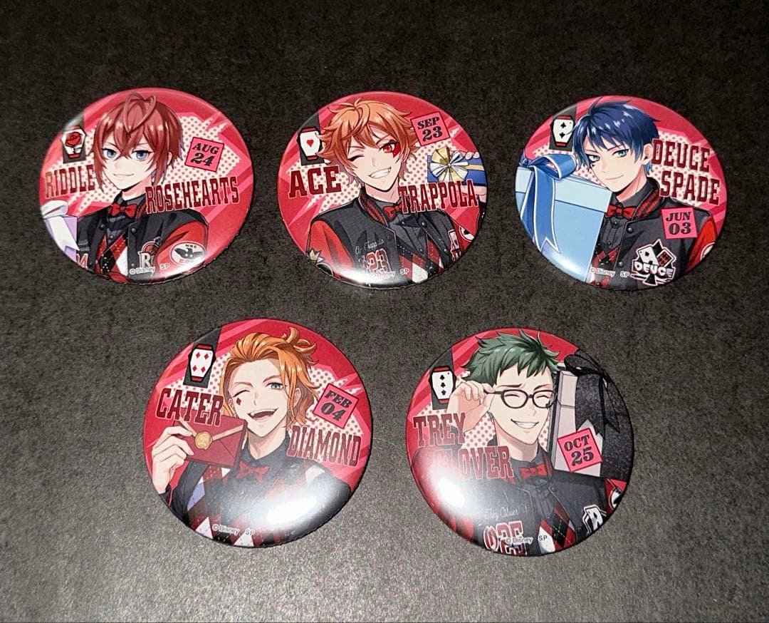 ツイステ ユニオンバースデー 缶バッジ ハーツラビュル セット - メルカリ