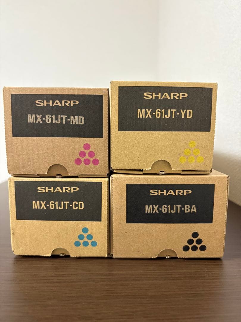 SHARP シャープ MX-61JT トナーカートリッジ 4色セット 新品 - メルカリ