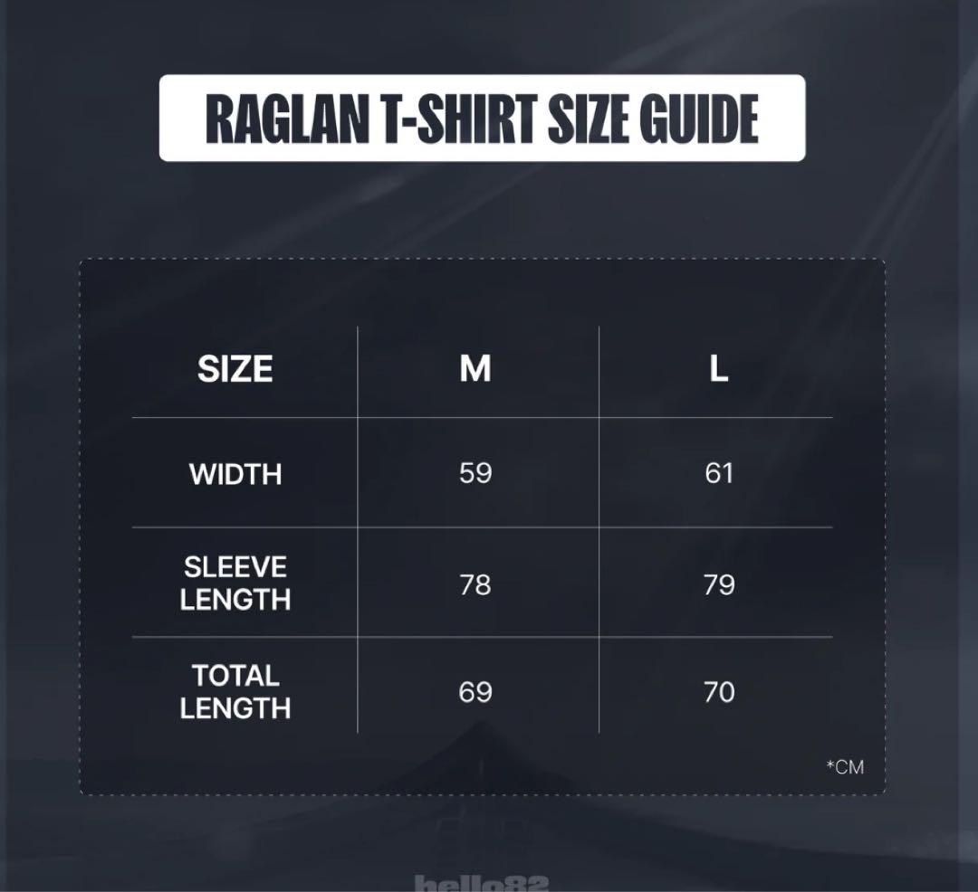 RIIZE RIIZING LOUD北米ツアー RAGLAN T-SHIRT L