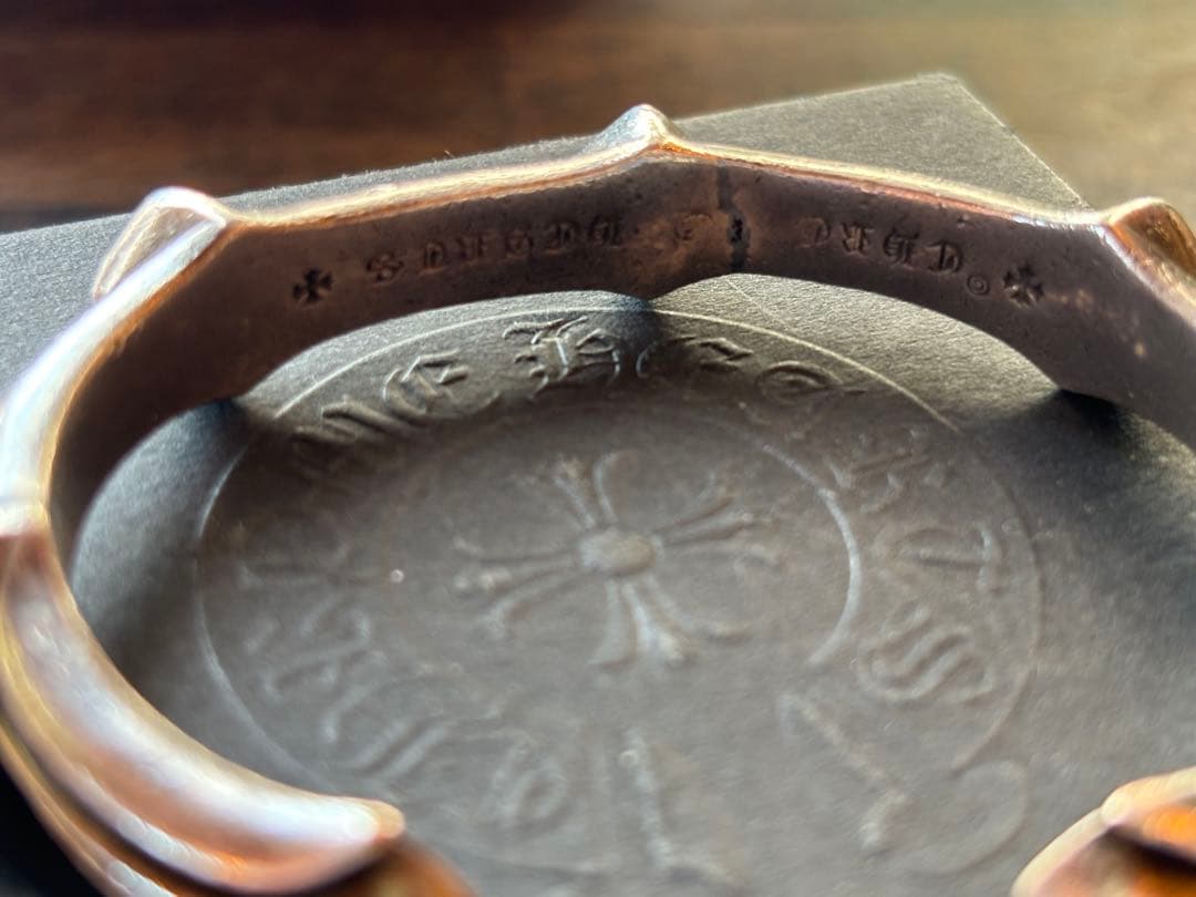 クロムハーツ　ワックスドパンク　バングル