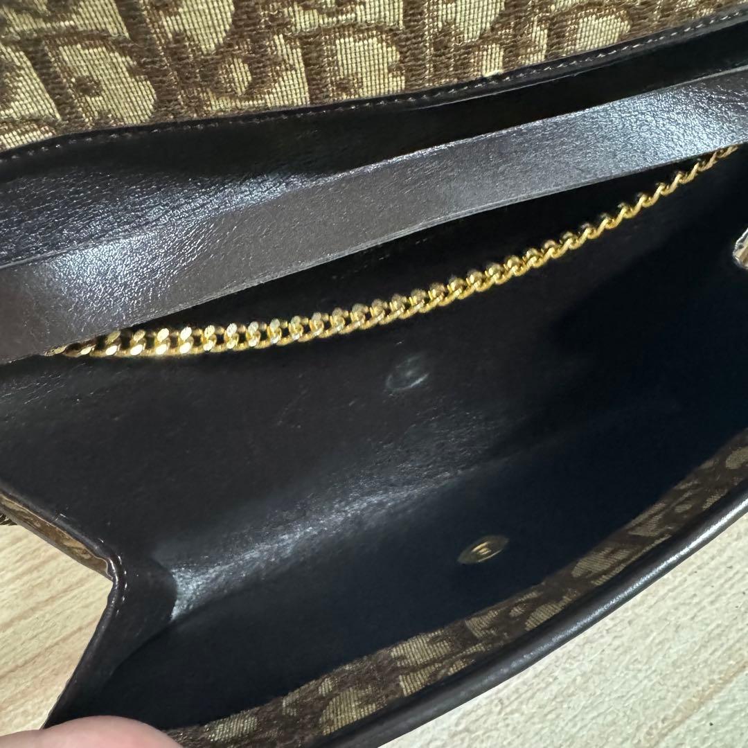 極美品 Dior ディオール トロッター チェーン ショルダーバッグ