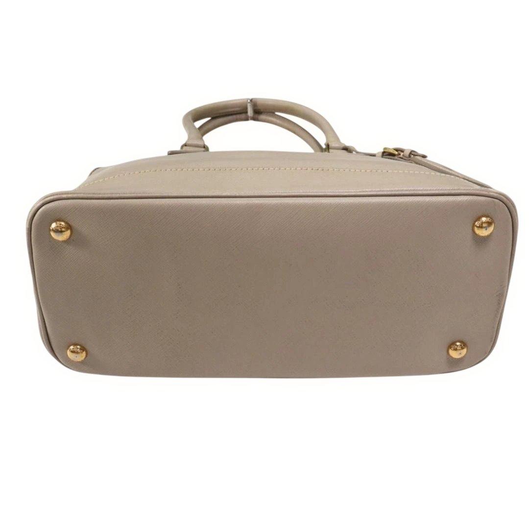 【人気】PRADA プラダ ハンドバッグ　ガレリア　サフィアーノレザー 三角ロゴ